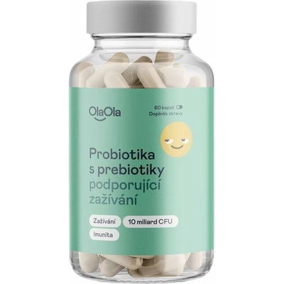 OlaOla Probiotika s prebiotiky podporující zažívání 60 kapslí