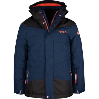 TROLLKIDS Детско ски яке Trollkids Kid's Norefjell Jacket Ski jacket - Mystic Blue / Orange - размер 92 (EU) (703-2546-0211)
