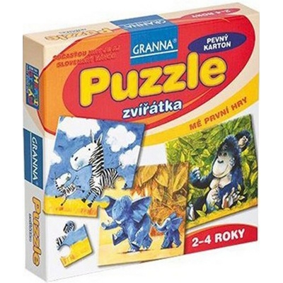 GRANNA zvířátka 4v1 4,6,9,12 dílků