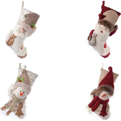 Prima-obchod Mikulášská vánoční punčocha 25x50 cm barva 2 červená