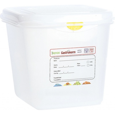 Denox gastronádoba GN1/6 s víkem GASTRONOX, 150 mm, polypropylen, objem 2,6 L, hermetická 12390_030