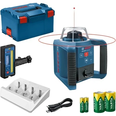 Bosch Ротационен лазер Bosch GRL 300 HV + LR 45 в L-BOXX/ до 300 м (0601061506)