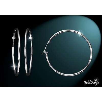 Gold Design kreole rhodium GD938