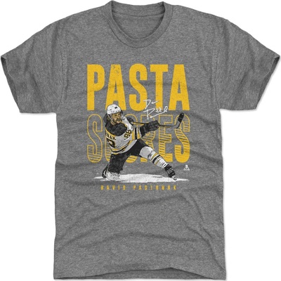 Boston Bruins David Pastrnak #88 Pasta Scores WHT 500 Level Grey