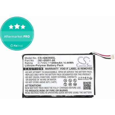 Batéria pre Garmin Nüvi 2660, 1200mAh, Li-Pol, 3.7V, 361-00051-00, HQ
