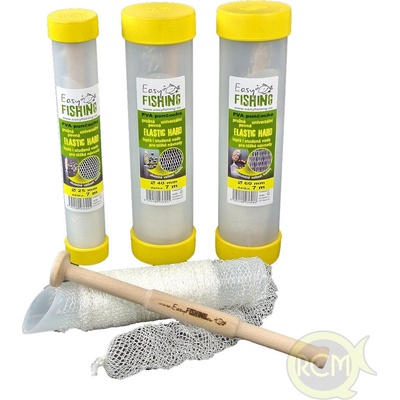 Easy Fishing PVA punčocha ELASTIC HARD 7 m 60 mm komplet v tubě