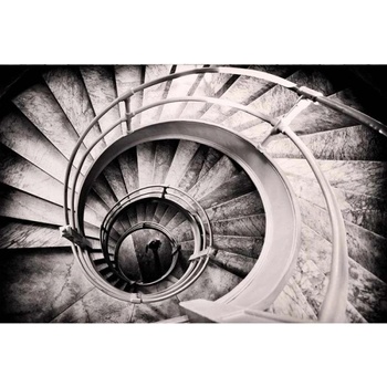 DIMEX ART s. r. o Флизелинов фототапет 3d спирално стълбище 375 x 250 см