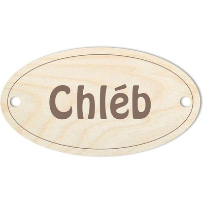Woody Crafts Označení "Chléb"