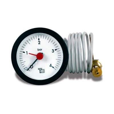 Fantini cosmi Fantini 3A20 Mанометър O57 0/4 bar G1/4" с капиляр 1, 5 m (THG77002)