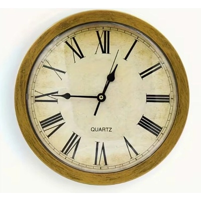 Predator Q1 Retro nástenné hodiny, úložné hodiny s trezorom a priestorom na šperky 25 cm × 25 cm