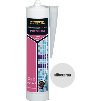 Murexin SIL 60 sanitární silikon 310 g stříbrošedá