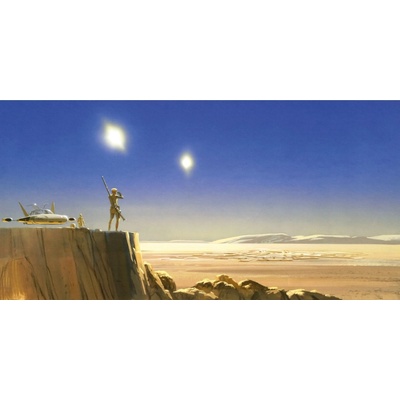 Komar Vliesová fototapeta Star Wars Classic RMQ Mos Eisley Edge rozměry 500 x 250 cm