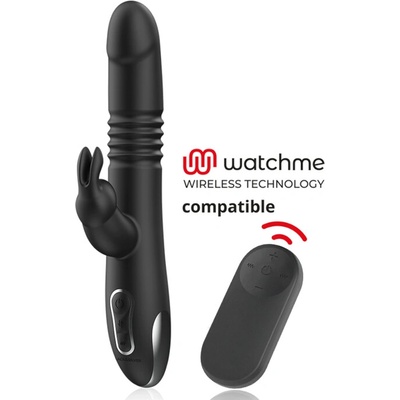 BLACK&SILVER KENJI STIMULATING VIBE WATCHME WIRELESS TECHNOLOGIE COMPATIBLE