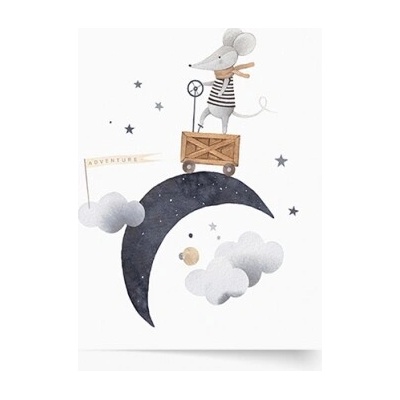 Plagát Abeceda: Myš 21x30 - 100532