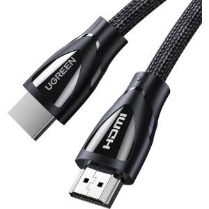 UGREEN Високоскоростен 8K HDMI към HDMI кабел - Ugreen 8K HDMI 2.1 Male Cable (черен) (150 см) (HD140-80402)