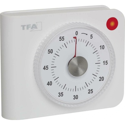 TFA Dostmann Elektronischer Timer stopky (časovač) bílá analogový