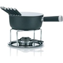 KELA Syrové fondue LANCE keramika, šedá, 1L Ø22cm x v19,5cm