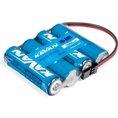 Kavan Přijímačový akumulátor NiMH AA 4,8V 2000mAh – Zboží Dáma