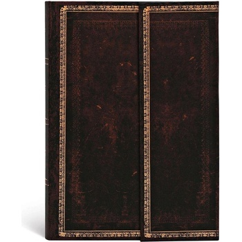 Paperblanks Тефтер Black Moroocan, Mini, широки редове, твър (1570180422)