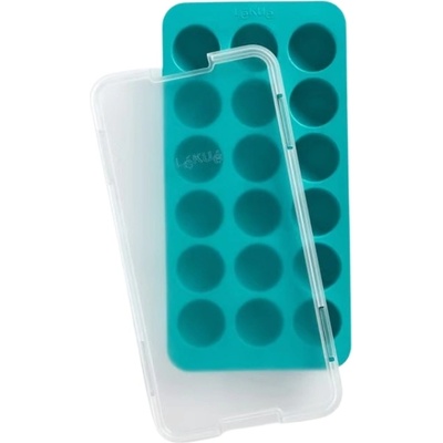 Lekue Формичка за кубчета лед Lekue кръгли формички с капаче синя (882364)
