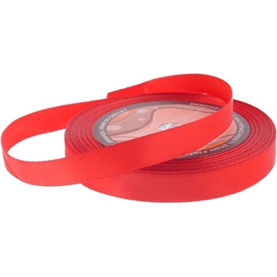 Stuha saténová 12mm/32m red (červená) – Zbozi.Blesk.cz