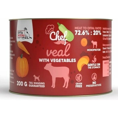 Syta Micha Chef Veal with vegetables Mono 200 g