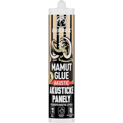 Den Braven MAMUT GLUE Akustic 290 ml antracitová šedá
