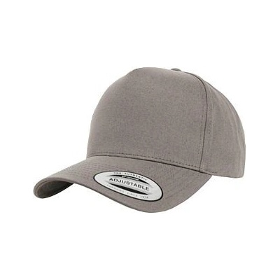 Yupoong 5-Panel Curved Classic Snapback grey