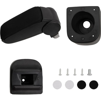 Image 1 of vidaXL Подлакътник за кола черен 12x34x(35-47) см ABS (154673)