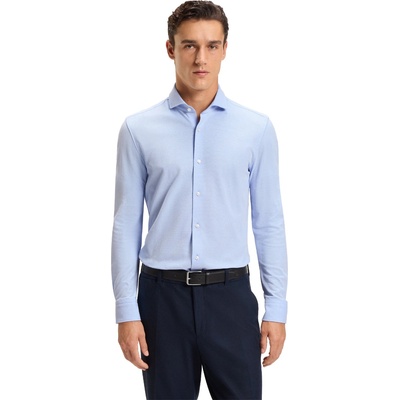 HUGO BOSS Риза с дълъг ръкав Boss Men's P Hank Spread Long Sleeve Oxford Shirt - Blue