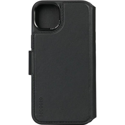 Decoded Leather Detachable Wallet MagSafe iPhone 15 Plus - čierne