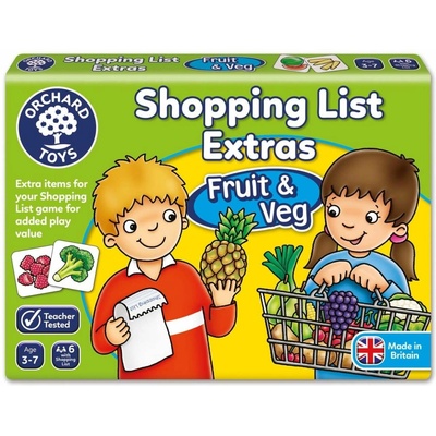 Orchard Toys Vzdělávací hra - Nákupní seznam - ovoce, zelenina