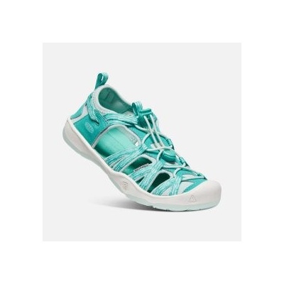 Keen Moxie Sandal Jr waterfall/blue glass Modrá obuv