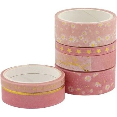 Creative Craft Group Samolepicí sada lososové se vzory 6 ks – Sleviste.cz