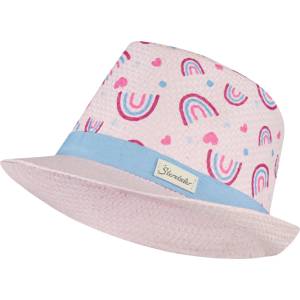 Sterntaler Детска шапка Sterntaler Kid's Straw Hat - Rainbow Hat - Puderrosa - размер 51 cm (904-5893-0113)