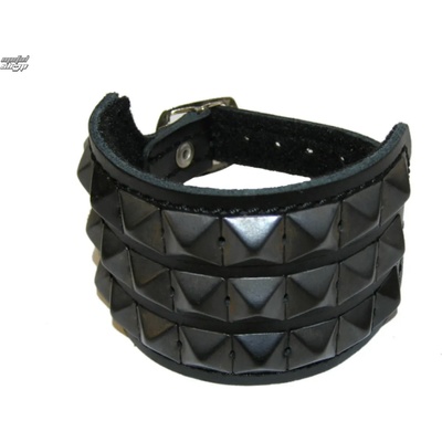 Black & metal Гривна с пирамида 3 - bwz-318