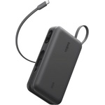 Belkin UltraCharge аварийно зарядно устройство с USB+Type-C изход, 20000mAh, LED индикатор + вграден Type-C кабел, ЧЕРЕН (BPB036HQBK)