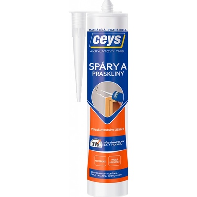 Ceys Akryl spáry a praskliny 280 ml šedá matná