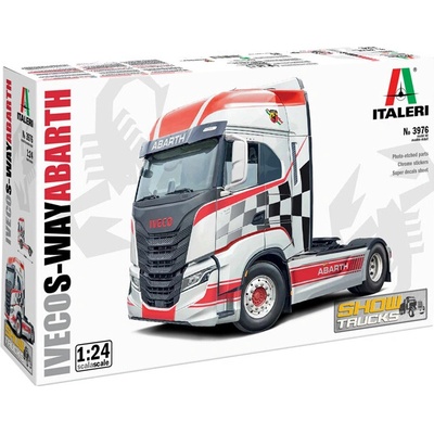 ITALERI Model Kit truck 3976 Iveco S Way Abarth Show Truck 1:24