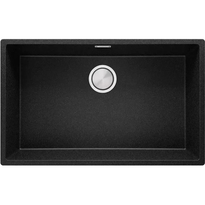 Твоят Стил Графитна кухненска мивка за вграждане под плот Лондон 80 XXL 760 x 470 mm