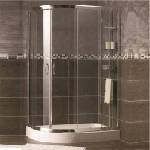 Inter Ceramic Душ кабина за баня 120 х 80 см, овална, без корито, дясна