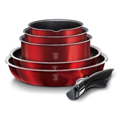 Berlinger Haus Metallic Line Burgundy Edition 12 pcs (BH/1674)
