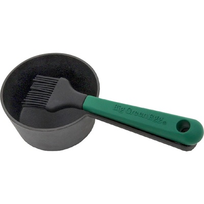 Big Green Egg litinový rendlík na omáčky se štětcem BGE-117663