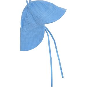 Huttelihut Детска шапка Huttelihut Kid's Summer Hat Ears Muslin Hat - Della Robbia Blue - размер 52 cm (904-5931-0315)
