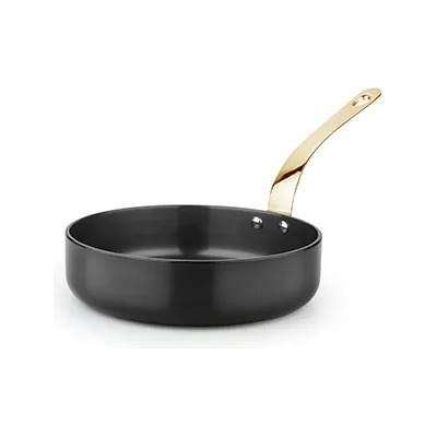 Horecano Алуминиево мини тиганче ЧЕРНО 13.50cm x3.50cm-SG-77711(A) (0184161)