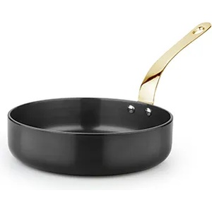 Horecano Алуминиево мини тиганче ЧЕРНО 13.50cm x3.50cm-SG-77711(A) (0184161)