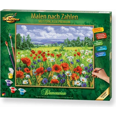 Schipper Комплект за рисуване по номера Schipper - Полски цветя (609130824)