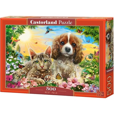 Castorland Пъзел Castorland от 500 части - Сладки животни (В-53728)