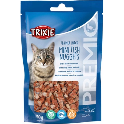 TRIXIE PREMIO Snack Mini - Вкусен мини снакс за котки с риба тон, пиле и катнип, 50 гр