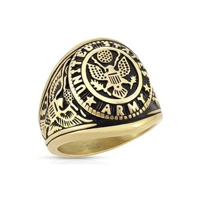 Šperky4U Pánský ocelový prsten US Army Seal OPR0127